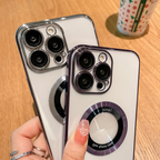 Transparent magnetic iPhone Case
