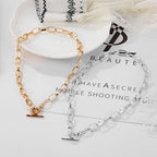Thick Chain Closure Necklace