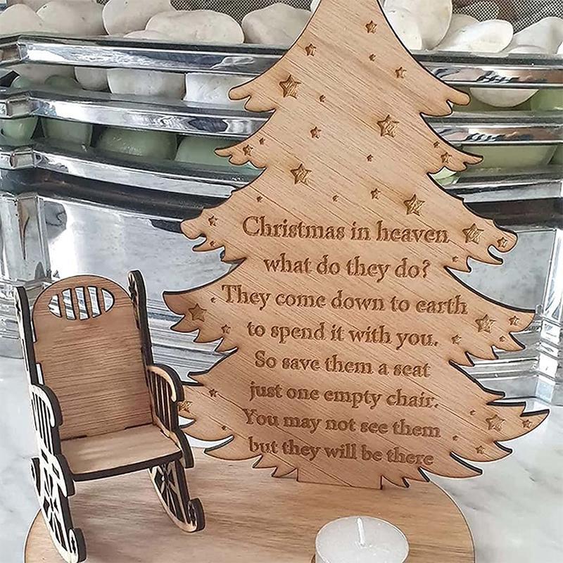 Christmas decoration made of wood