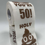 Poop Happy Birthday Printed Toilet Paper