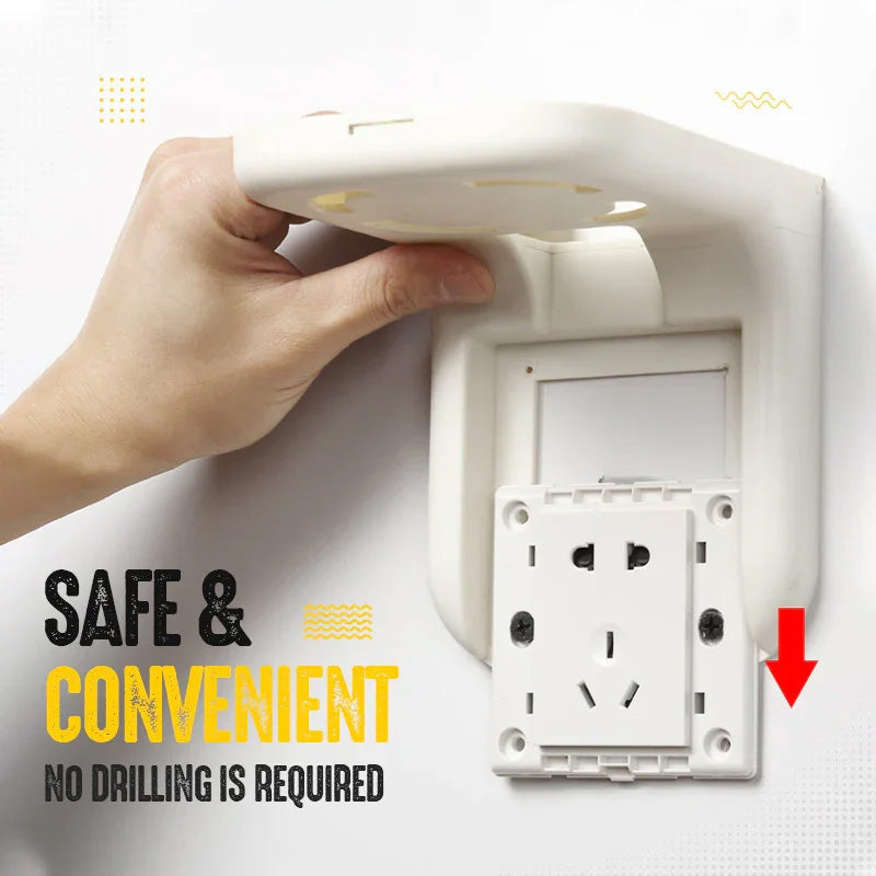 No drilling required socket shelf