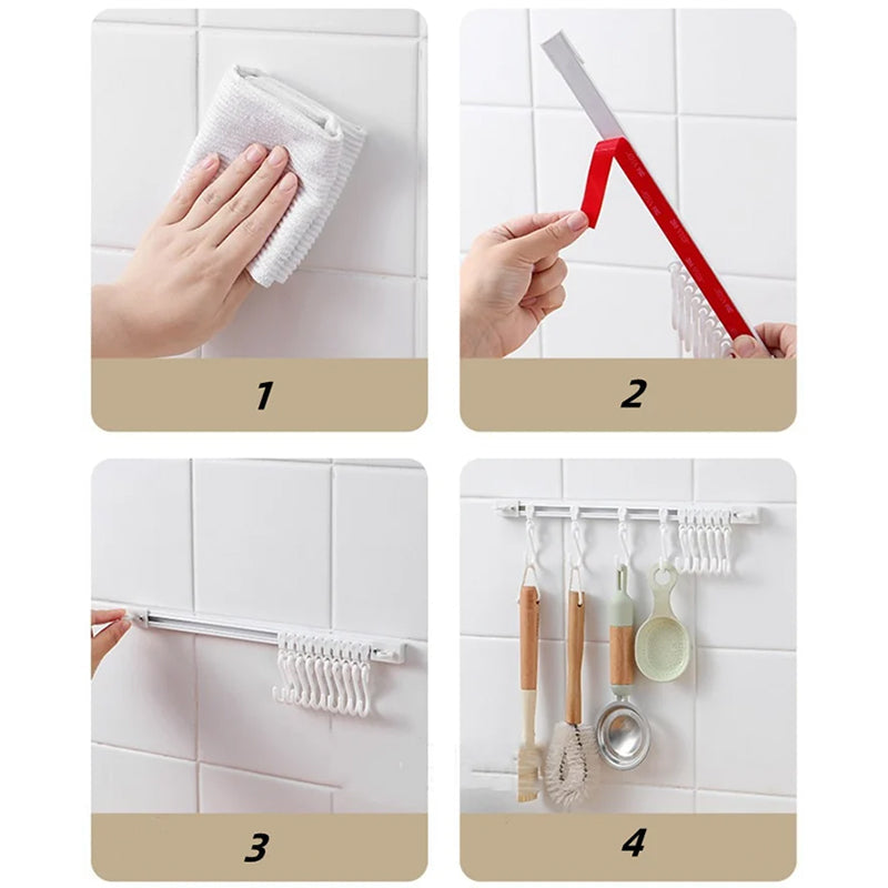Multifunctional Sliding Track Hook