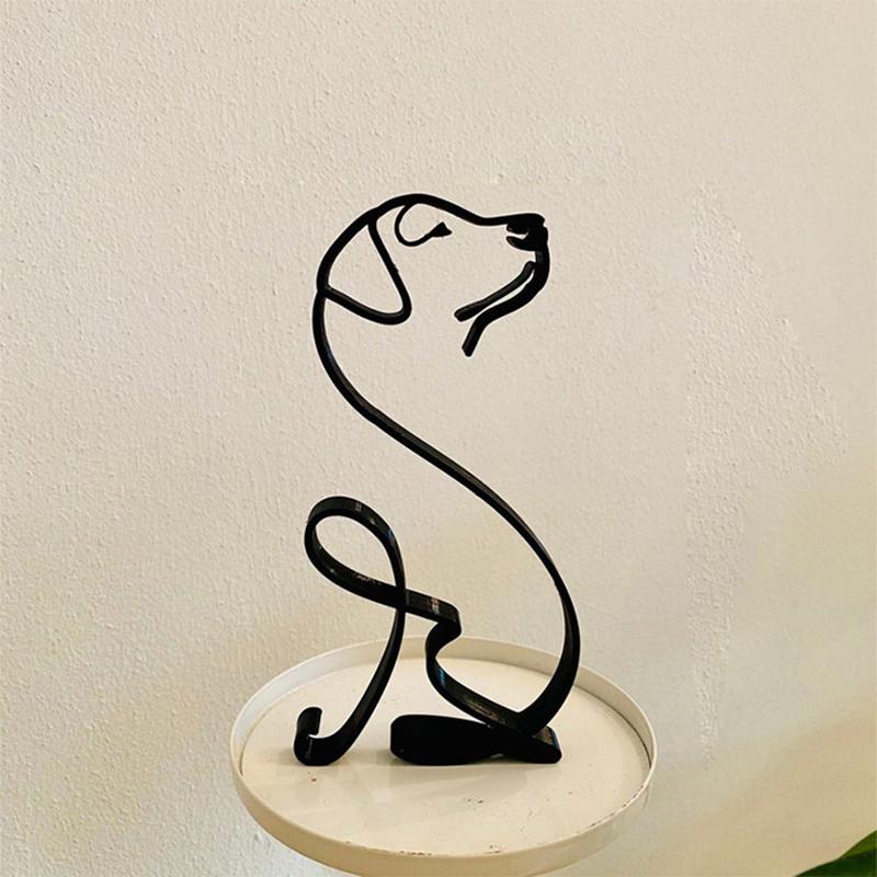 Dog Art Sculpture Home Decoration