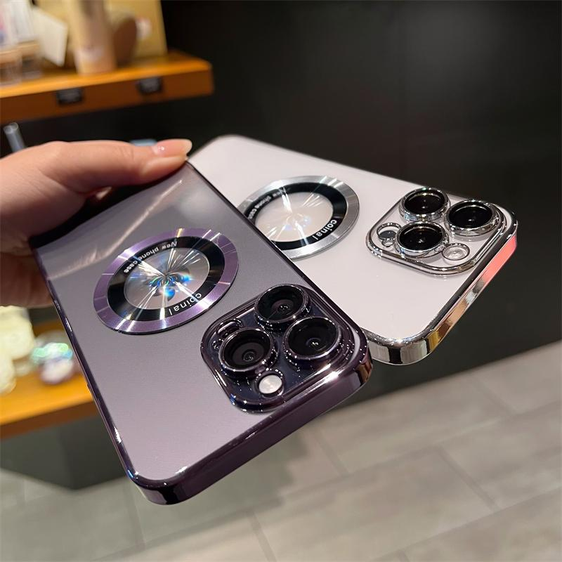 Transparent magnetic iPhone Case