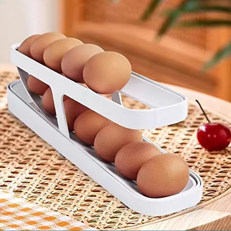 Automatic Scroll Egg Holder Storage Box