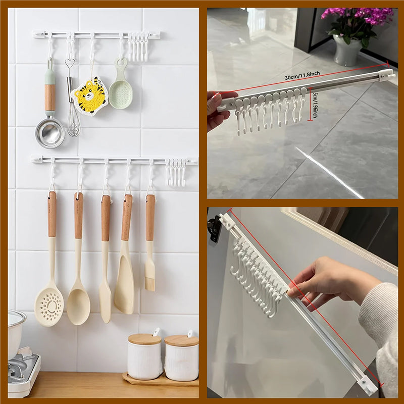 Multifunctional Sliding Track Hook