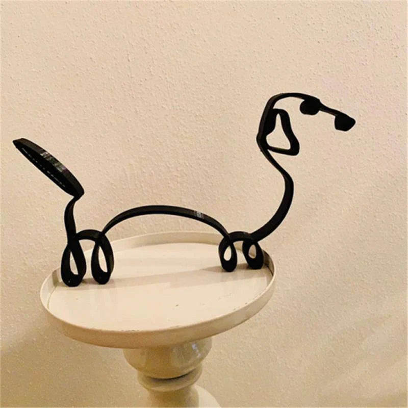 Dog Art Sculpture Home Decoration
