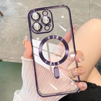 Transparent magnetic iPhone Case