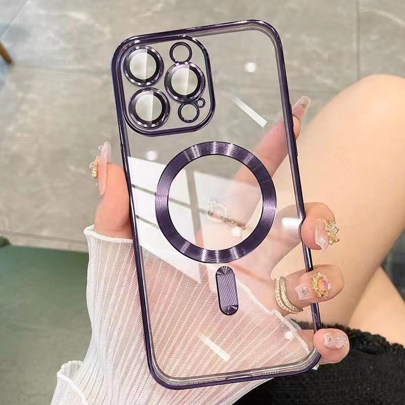 Transparent magnetic iPhone Case