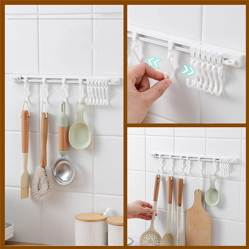 Multifunctional Sliding Track Hook