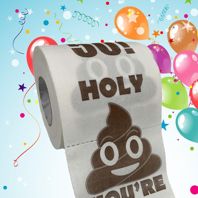 Poop Happy Birthday Printed Toilet Paper