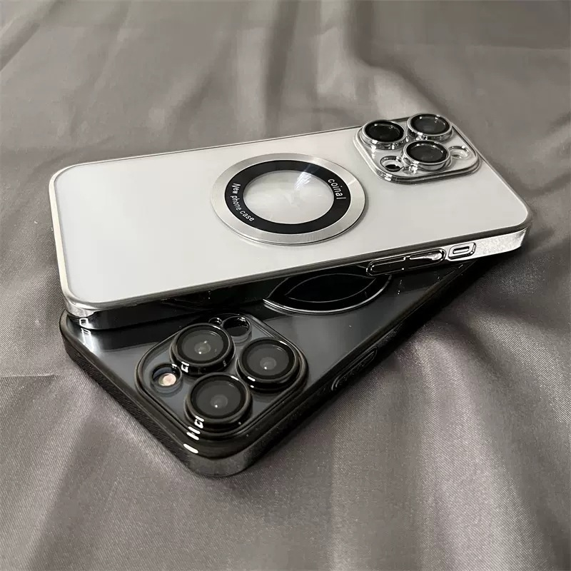 Transparent magnetic iPhone Case