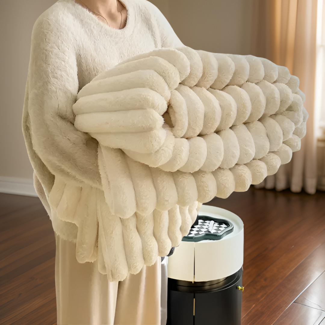Soft Fleece Blanket, Warm Throw for Couch or Bed