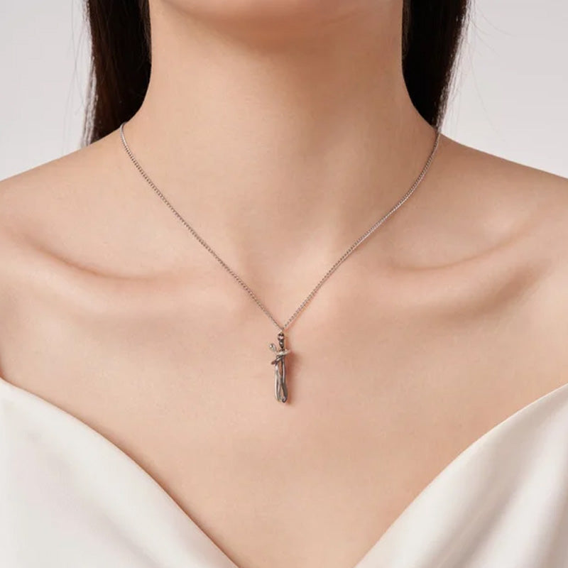 The perfect gift for the beloved-Hug necklace