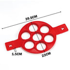 Non-stick silicone baking mold for pan