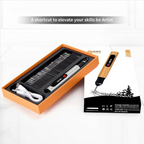 DIY Engraving Pen for Artists, Rechargeable Precision Tool for 50+ Surfaces with 30 Bits and Mastery Guide