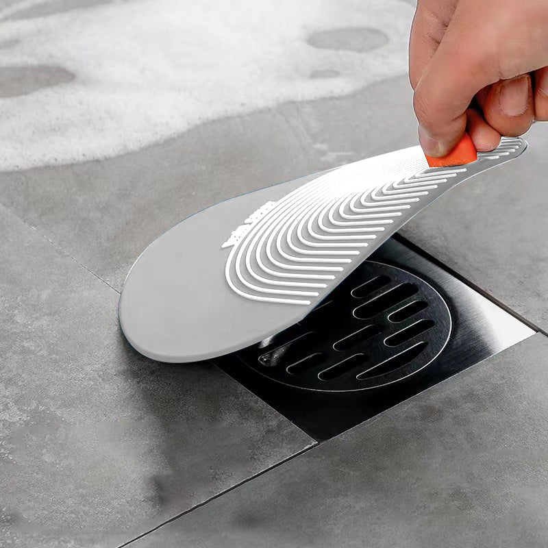 Multi-purpose floor drain cover made of silicone