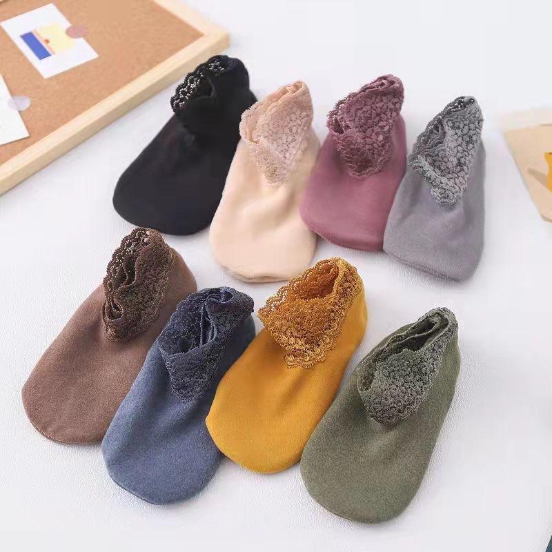 Winter New Fashion Lace Warm Socks