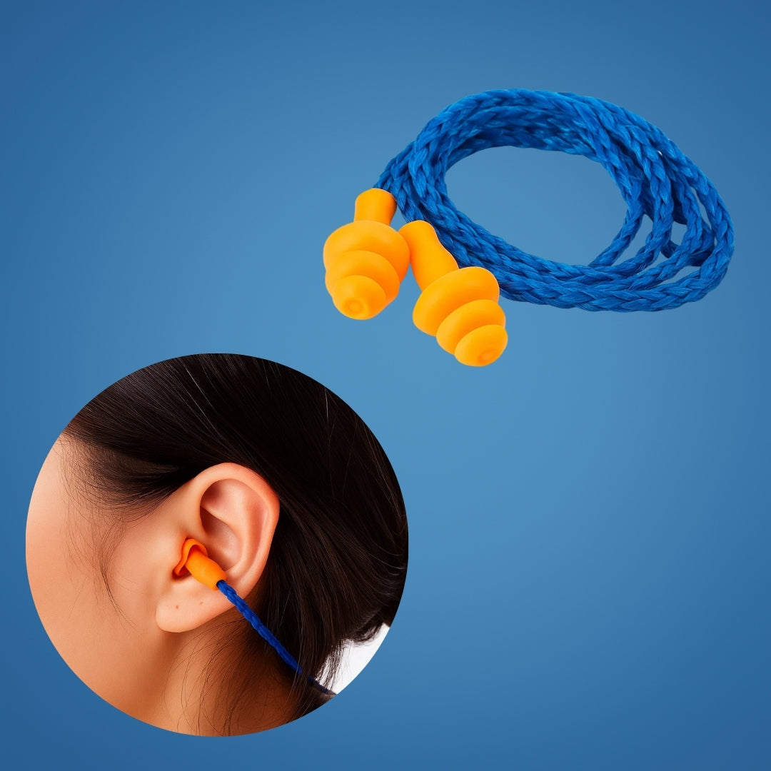 Noise Reduction – Soft Reusable Silicone – Hearing Protection At Work Sleep Study And Travel