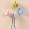 Small Hand Hook with Glue, 4 Pieces