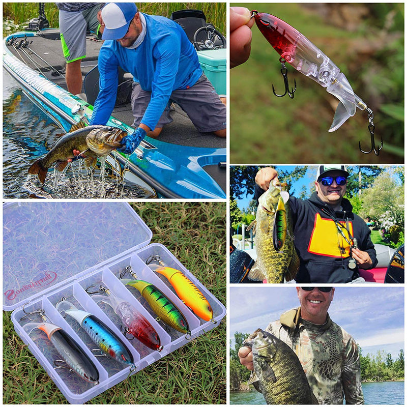 Fishing bait with propeller tractor
