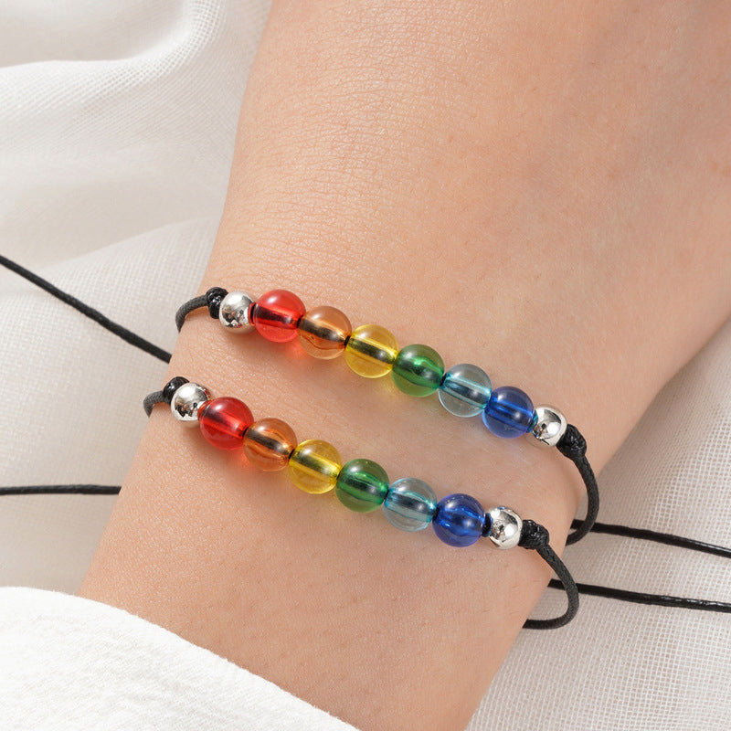 Acrylic Bead Bracelet