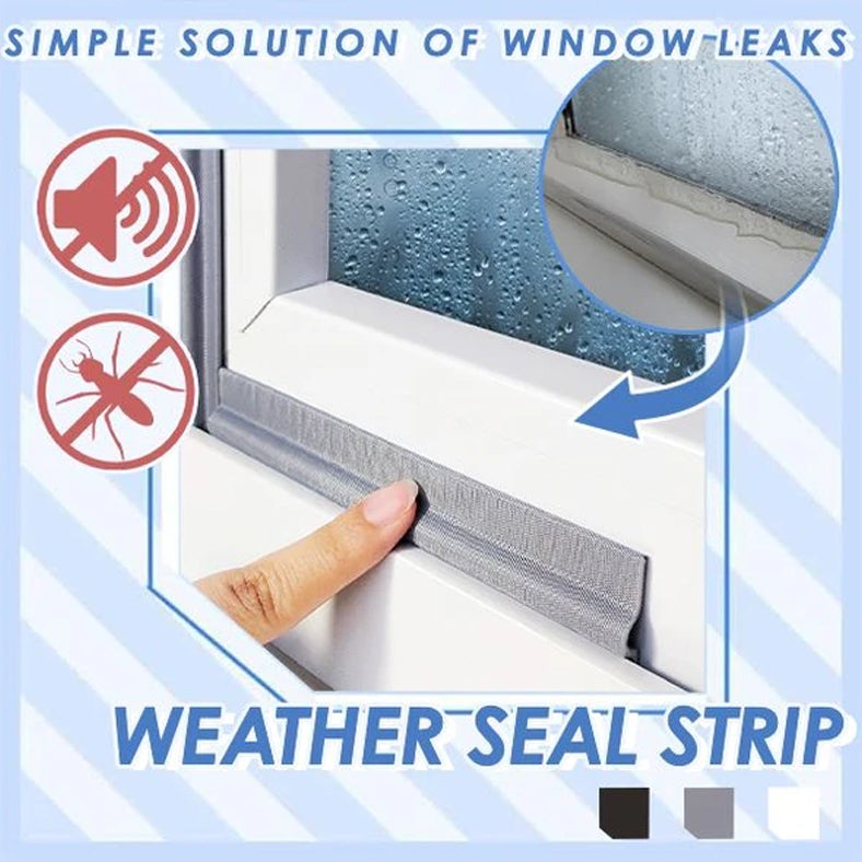 Self-adhesive weatherproof sealing strip