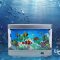 Virtual Ocean Desk Fish Tank with LED Night Light