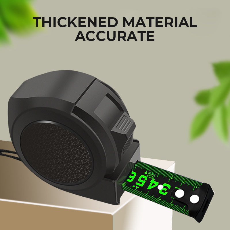 Luminous fluorescent steel measuring tape