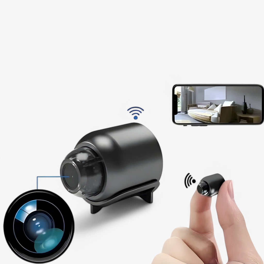 Uniko HD Mini Security Camera – Wireless 1080P Monitoring with Night Vision & Motion Detection