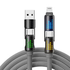 240W 4-in-1 USB-C Fast Charging Cable