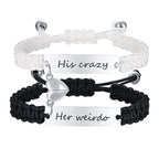 Magnetic Couple Braided Bracelets
