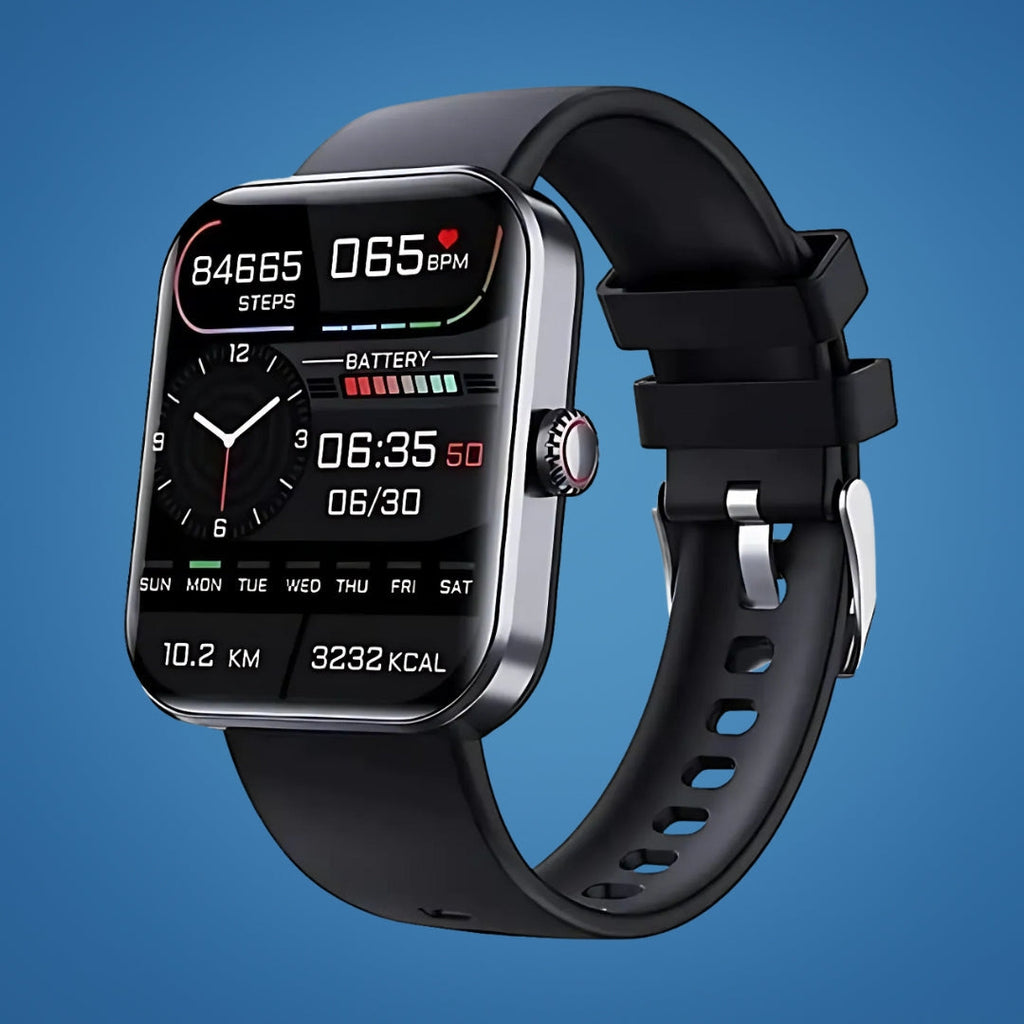 Glucowatch | Non-Invasive Blood Glucose Smartwatch – Real-Time Monitoring, Trend Tracking & Personalised Alerts