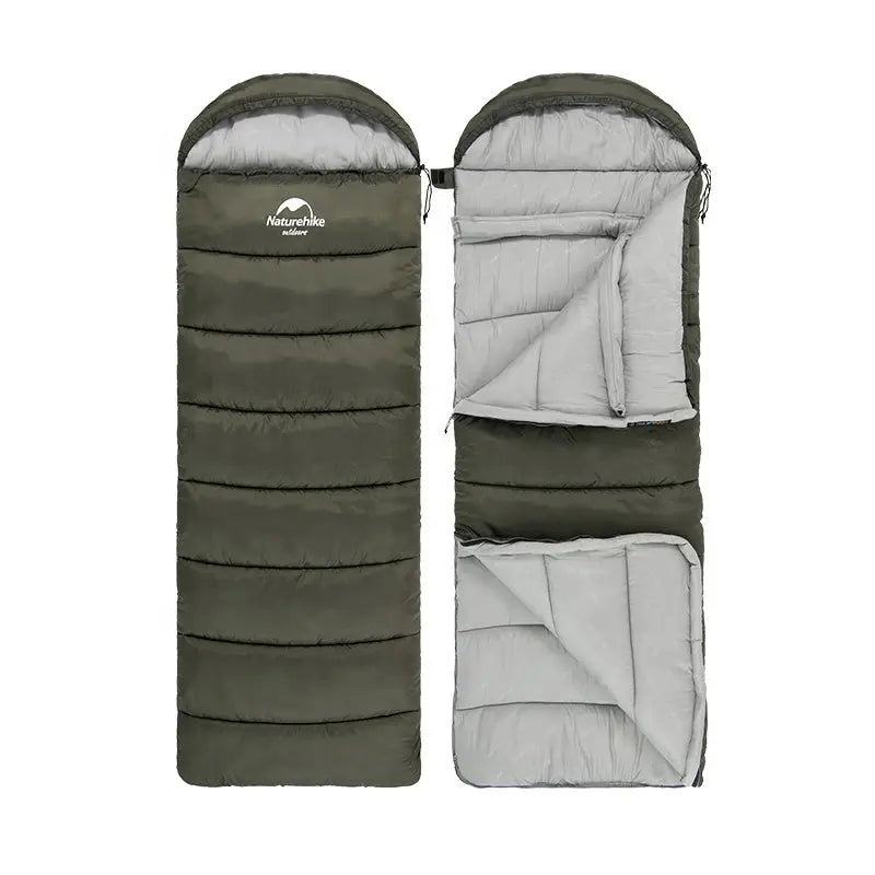 Insulated sleeping bag for camping – Ultralight outdoor sleeping bag for cold nights