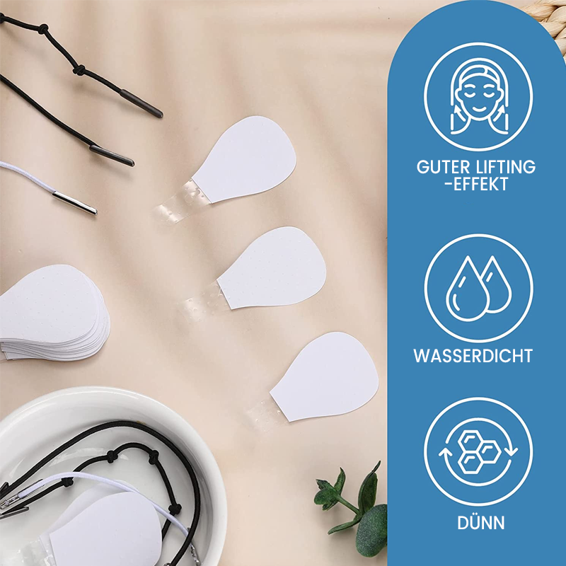Waterproof and invisible facelift stickers, 120 pieces