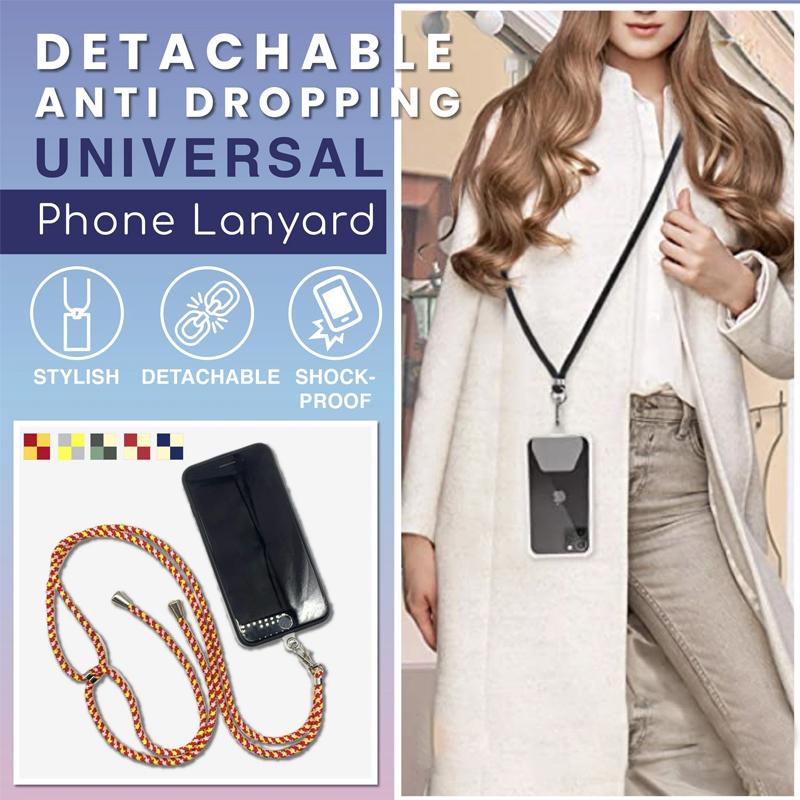 Universal detachable mobile phone nylon strap