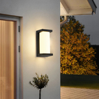 Outdoor LED Wall Lamp with Motion Sensor and Energy-Efficient Lighting