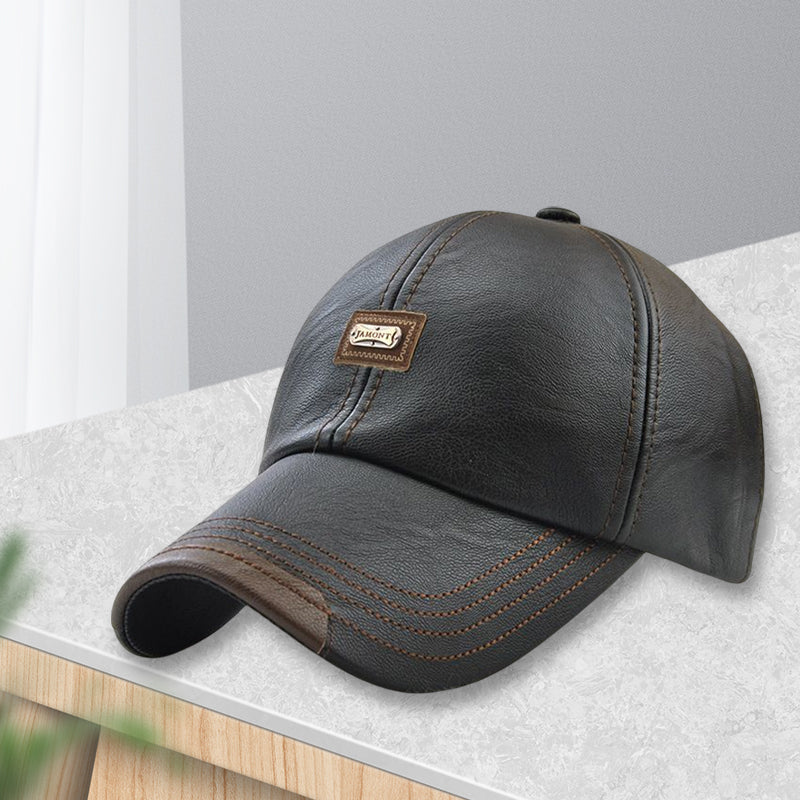 New trendy leather cap