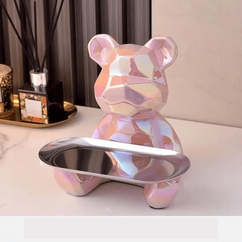 Geometric Bear for stylish organization and storage
