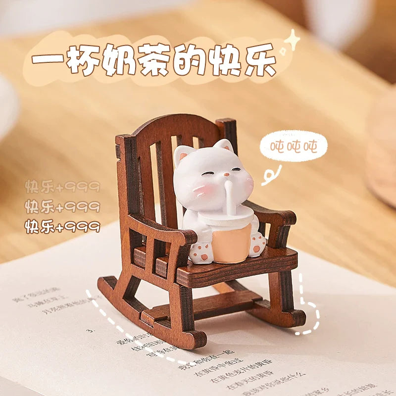 Cute Stress-Relief Desk Decor: Mood-Boosting Office Trinket for Gals
