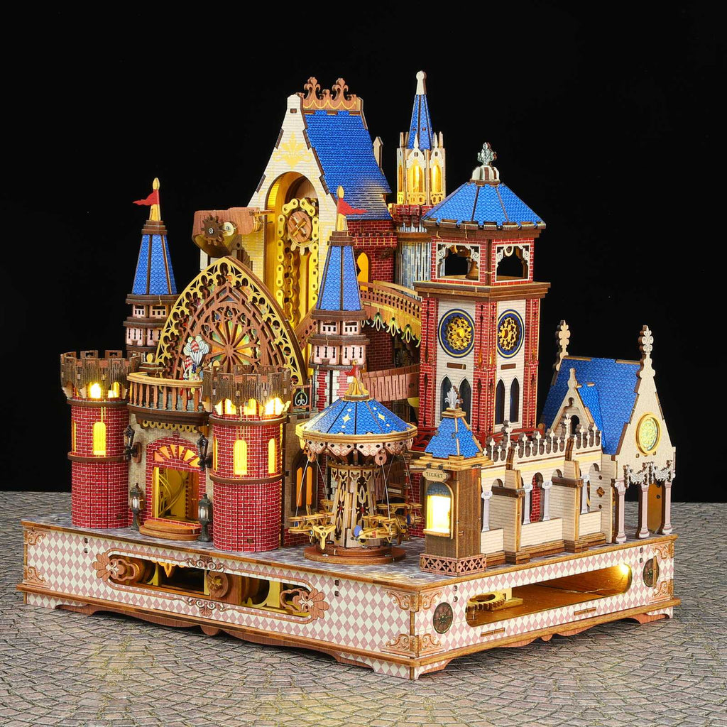 Annecy Castle DIY Miniature Architecture Kit ｜ 3D Wooden Mechanical Puzzles