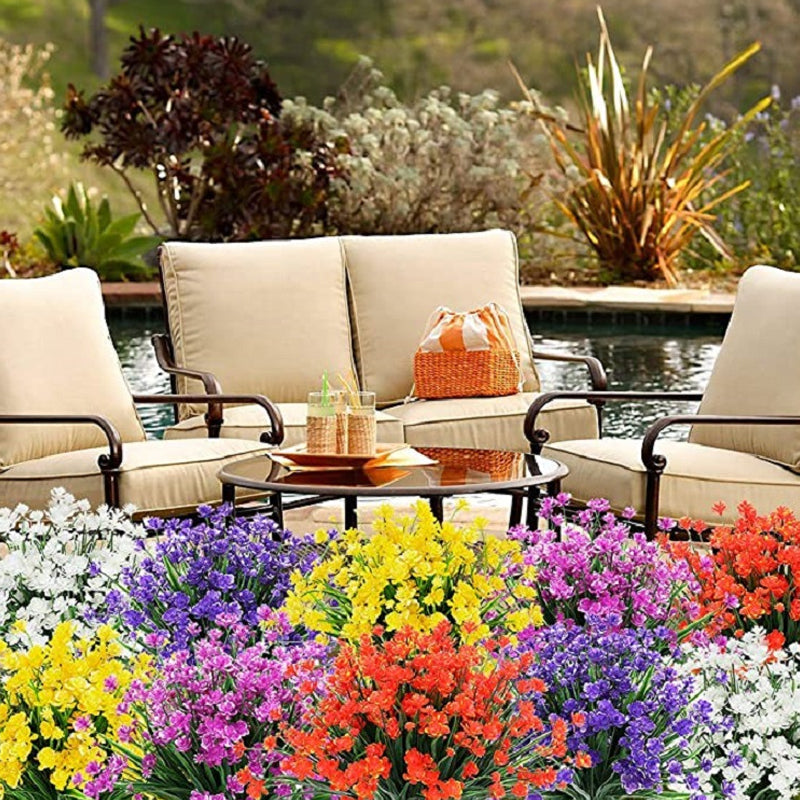 Outdoor Artificial Flowers (2 Bundles)