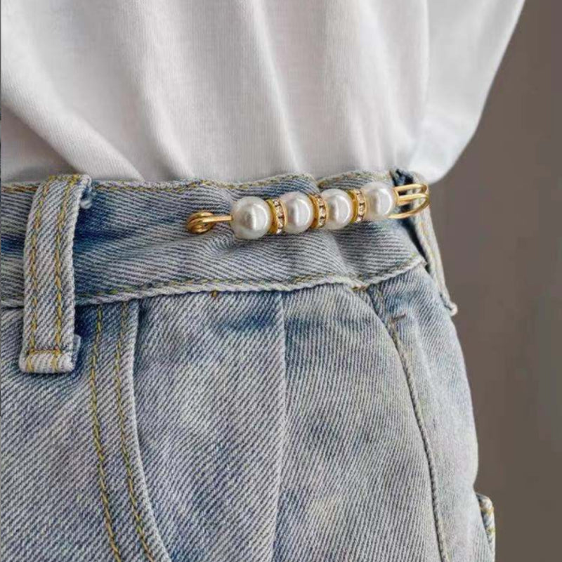 Fancy Rhinestone Safety Pins Brooch