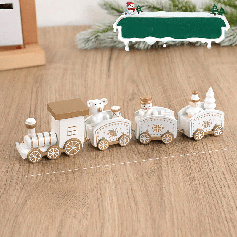 ChristmasTrain | Cheerful Wooden Decoration