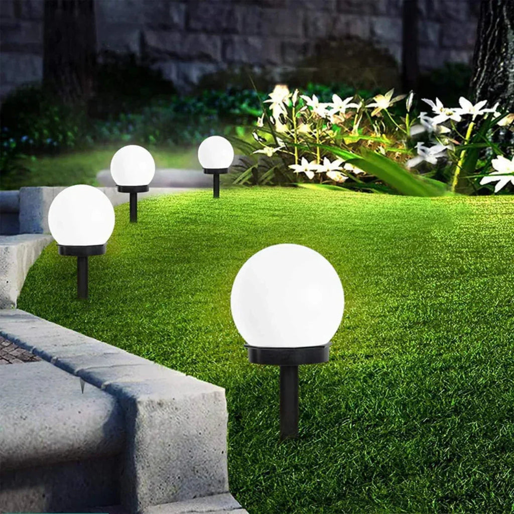 3-piece set waterproof LED solar lights for the garden