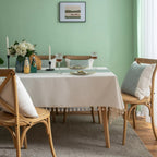 Glisstra Geometric Tassel Tablecloth