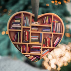 Cute Heart-Shaped Bookshelf Decoration