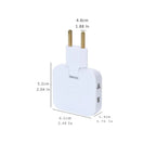 FlexiPlug – Ultra-thin 180° rotatable power strip with multiple sockets