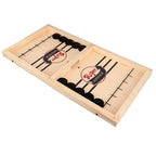 – Reversible Sling Puck Board Game Double-Sided for Family