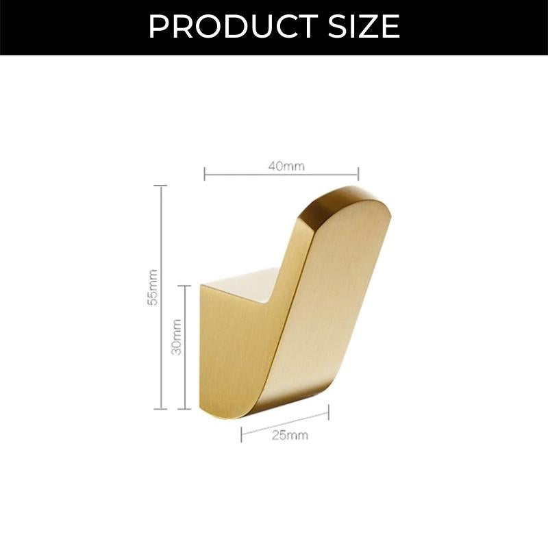 Lauren Golden Brass Dress Wall Hook